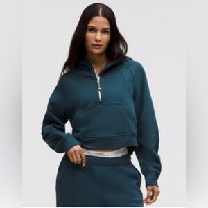 Lululemon Crop Half-Zip Pullover Sweatshirt